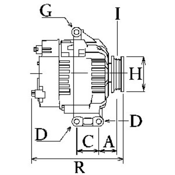 HC-Cargo Lichtmaschine Generator 180A FüR Jeep Grand Cherokee IV 3.6 V6 4X4 WK-image