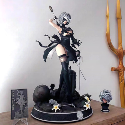 33CM NieR:Automata YoRHa No.2 Type B 2B Figure Toy PVC Model