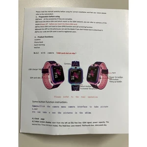 Kids Smart Watches Game Watches HD Touch Screen with Camera