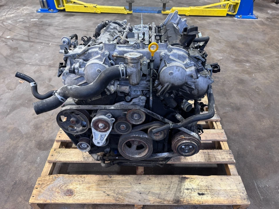 Nissan 370Z 2009-2020 3,7 L VQ37VHR MOTOR piezas centrales solo 2016 Nismo 94 k Foto 3 de 4