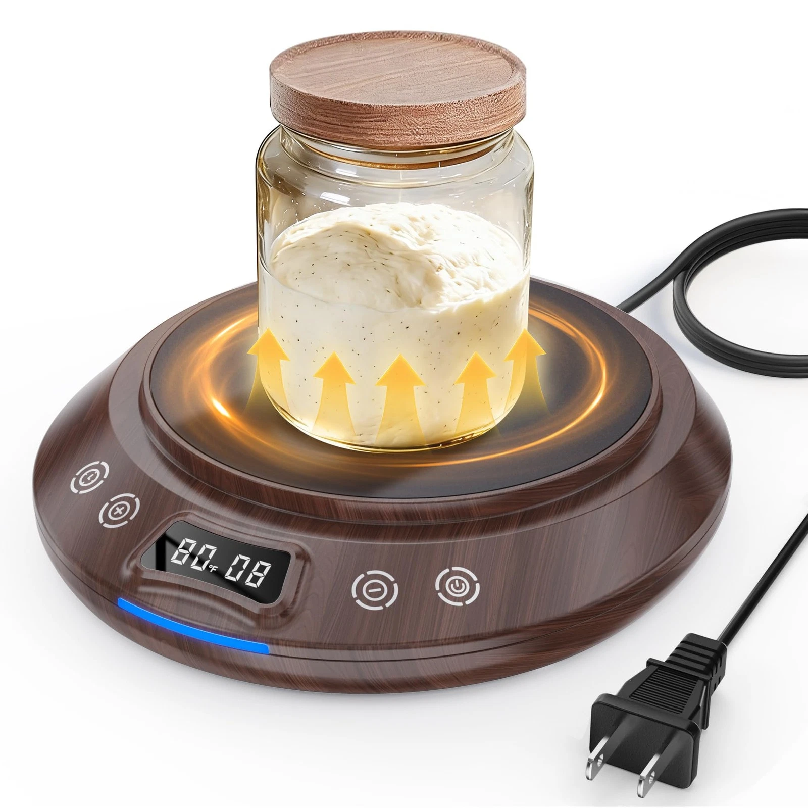 Sourdough Starter Warmer，2026 Upgrade Heating Plate, Bread Maker Machine Help...