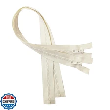 KGS Separating Jacket Zippers for Sewing | 2 Pieces/Pack | #5 Molded Plastic 