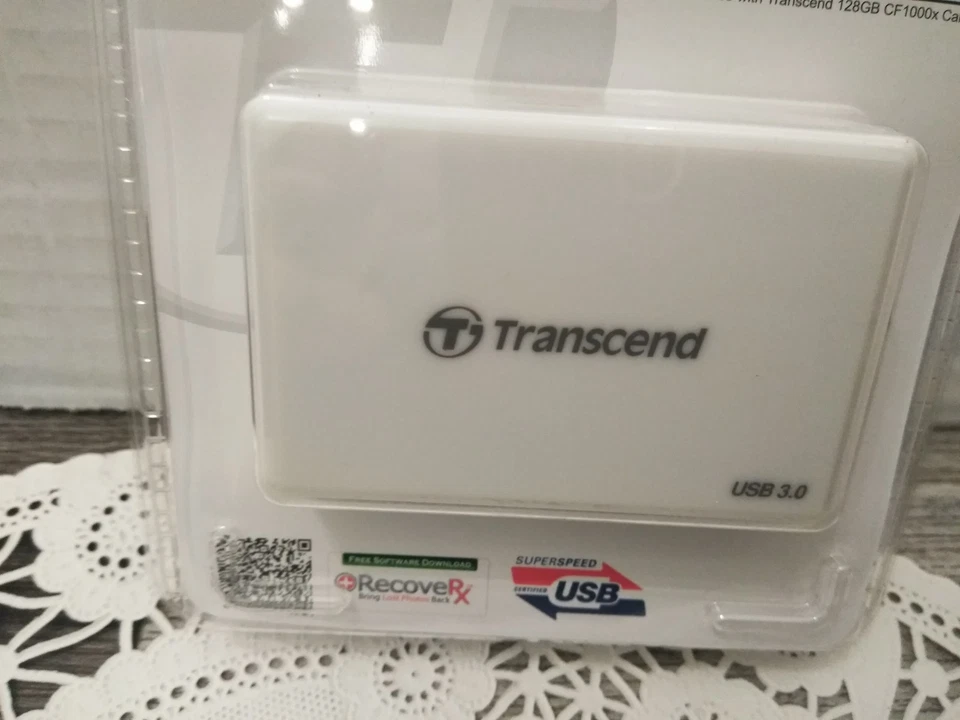 NEW Transcend RDF8 USB 3.0 Multi Card Reader for SD SDHC SDXC UHS CF MicroSD HC - Image 2 of 4
