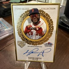 2025 Topps Gilded Collection Gilded Champions David Ortiz ON CARD AUTO /50