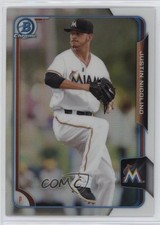 2015 Bowman Chrome Prospects Refractor 496/499 Justin Nicolino #BCP93 5q6