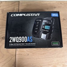 Compustar 2WQ900AS Remote Start Car Alarm System w/AL Blade Included New In Box