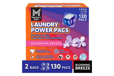 Member's Mark Laundry Detergent Pacs 130ct Blooming Breeze Scent