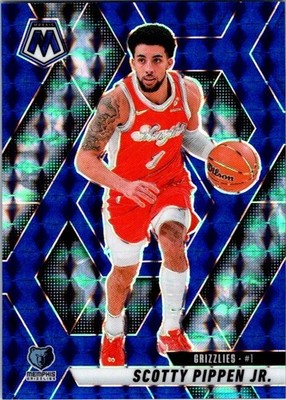 2024-25 Panini Mosaic Basketball #132 Scotty Pippen Jr. /199 Blue