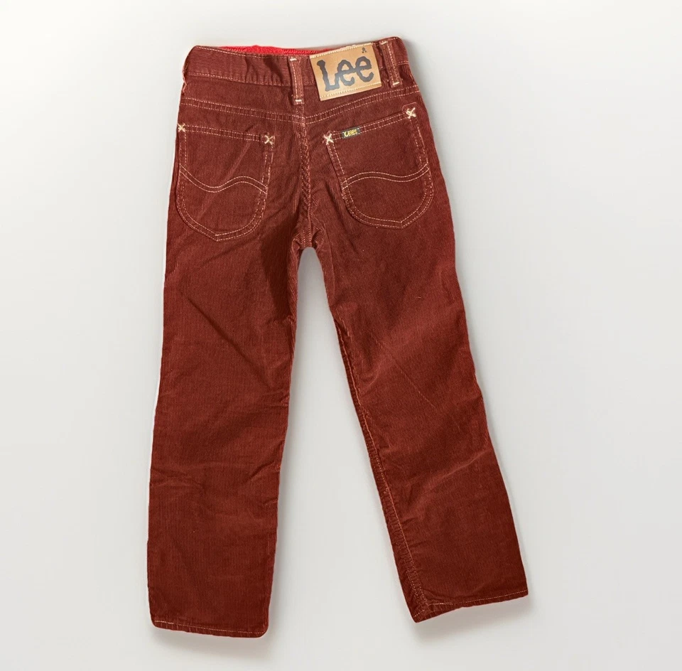 Pantalones de mezclilla Lee Riders vintage jóvenes 9 calce relajado 22x22 pana oxidada hechos en EE. UU. Foto 2 de 4