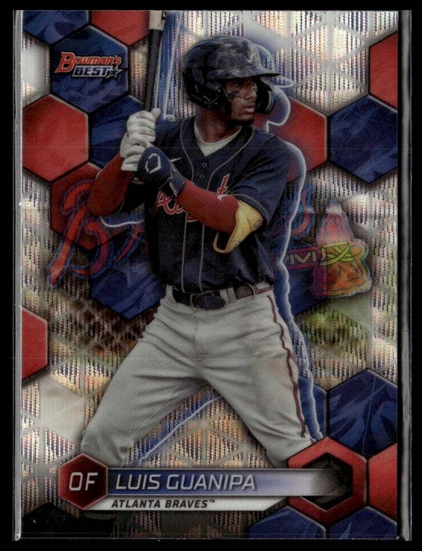 2023 Bowman's Best Luis Guanipa Top Prospects Wave Refractors