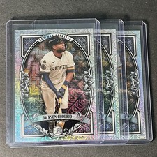 2026 Bowman Chrome Jackson Chourio Mojo Refractor Sterling Three (3) Card Lot