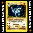Machamp - 8/102 - 1st Edition - Holo Rare - Base Set - Pokemon Card - MP