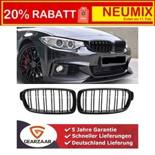 Grill Kühlergrill Nieren Schwarz Glanz für BMW 3er F30 F31 11-19 Doppelsteg