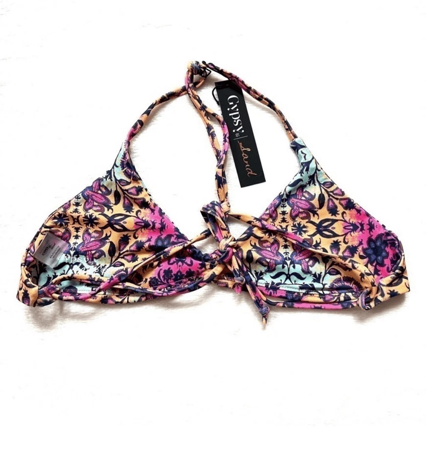 NUEVO CON ETIQUETAS Gypsy 05 Sand, top de bikini, mujer talla XS Foto 2 de 4