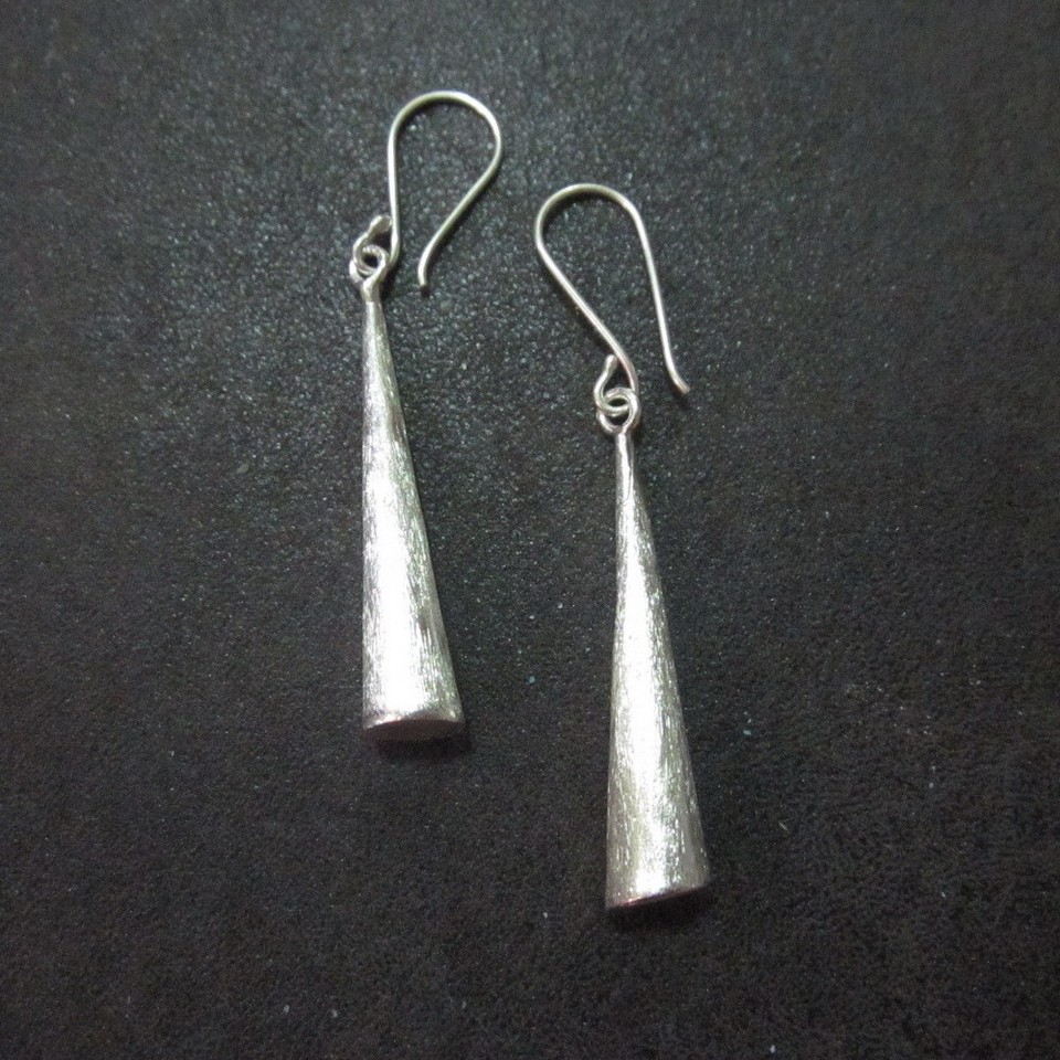 925 Fine Silver Earrings Thailand Jewelry Accessories Elegant Stick