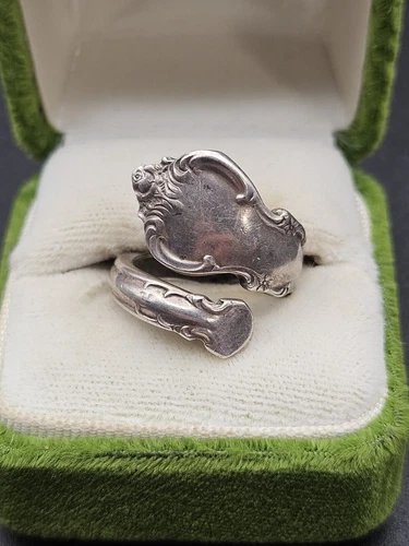 Vintage Peachtree Manor Sterling Silver .925 Flatware Ring Size 5-8