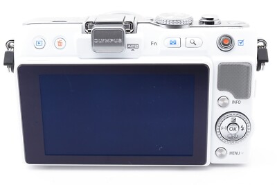 OLYMPUS PEN Lite E-PL3 12.3MP Camera White w/14-42mm Lens [Exc+++