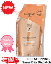 Sanctuary Spa Antibacterial Hand wash Refill Pouch, No Mineral Oil, Cruelty Free