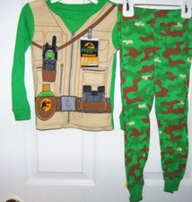 Jurassic World Raptor Ranger Toddler 2 Piece Long Pajama PJ Boys Size 3T NWT