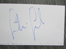 Justin Jackson Notts County Doncaster Football Player Original Hand Signed Card