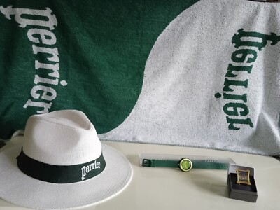 RolandGarros-Perrier/4 Objekte/Handtuch-Hut-Uhr-Pin Arthus Bertrand 7° Open