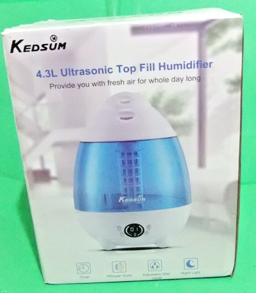 Humidificador ultrasónico de llenado superior Kedsum 4,3 L Foto 3 de 4