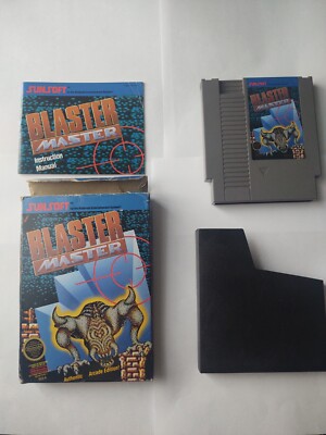 Blaster Master Nintendo Nes Complete CIB Authentic Good Condition 