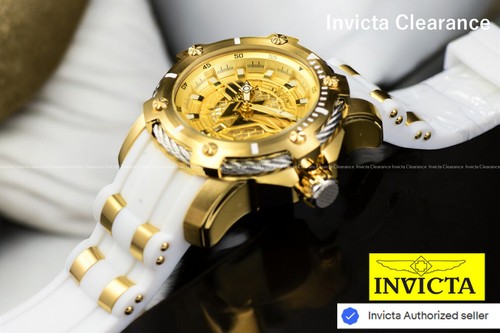 RARE INVICTA Women's DC COMICS Wonder Women 39mm Dial Silicone Steel Band Watch - Picture 6 of 6