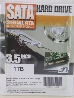 Western Digital WD Black 1TB,Internal,7200RPM,3.5 