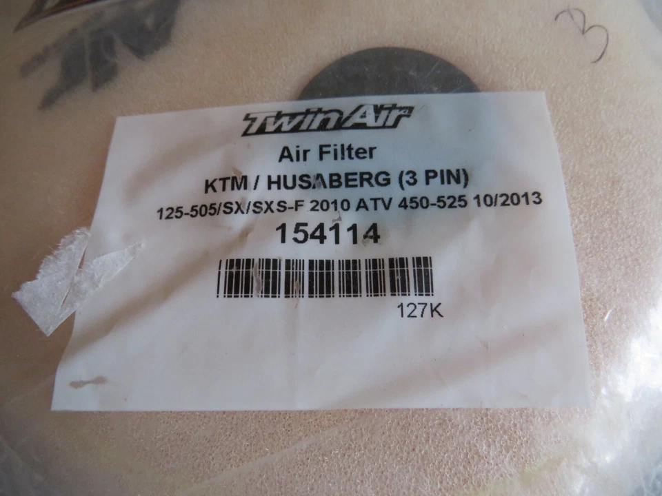 KTM 125 250 150 300 450 Twin Air - 154114 - Filtro de aire filtro de aire capó OM22 Foto 2 de 4
