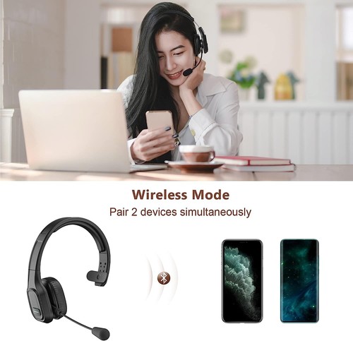 COMEXION-Trucker Bluetooth Headset-V5.0, Wireless Headphone W/ Noise Canceling.. - Picture 4 of 6