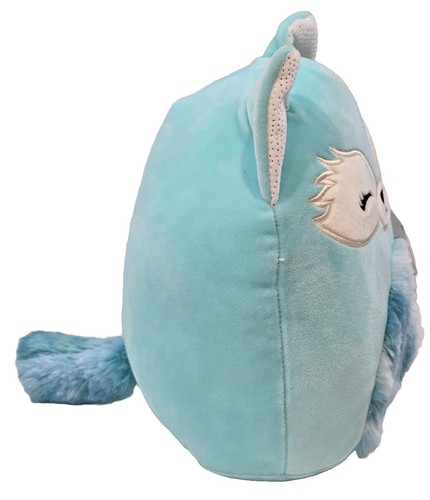 Squishmallow Dabney Blue Fox Furry Belly Glitter Ears Plush Stuffed Toy 8" - Picture 5 of 12