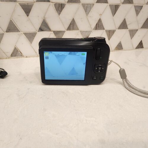 GE Black A1455 14.1 Megapixel 5X Zoom Digital Camera Tested With Case & 2gb Card - Picture 2 of 11