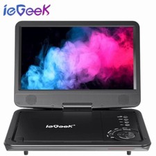 ieGeek 12.5" Portable DVD Player with HD Swivel Screen Region Free ,Video Player