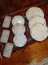 PARTIE DE SERVICE DE TABLE PORCELAINE DE LIMOGES HAVILLAND RUE BOURGEOIS PARIS