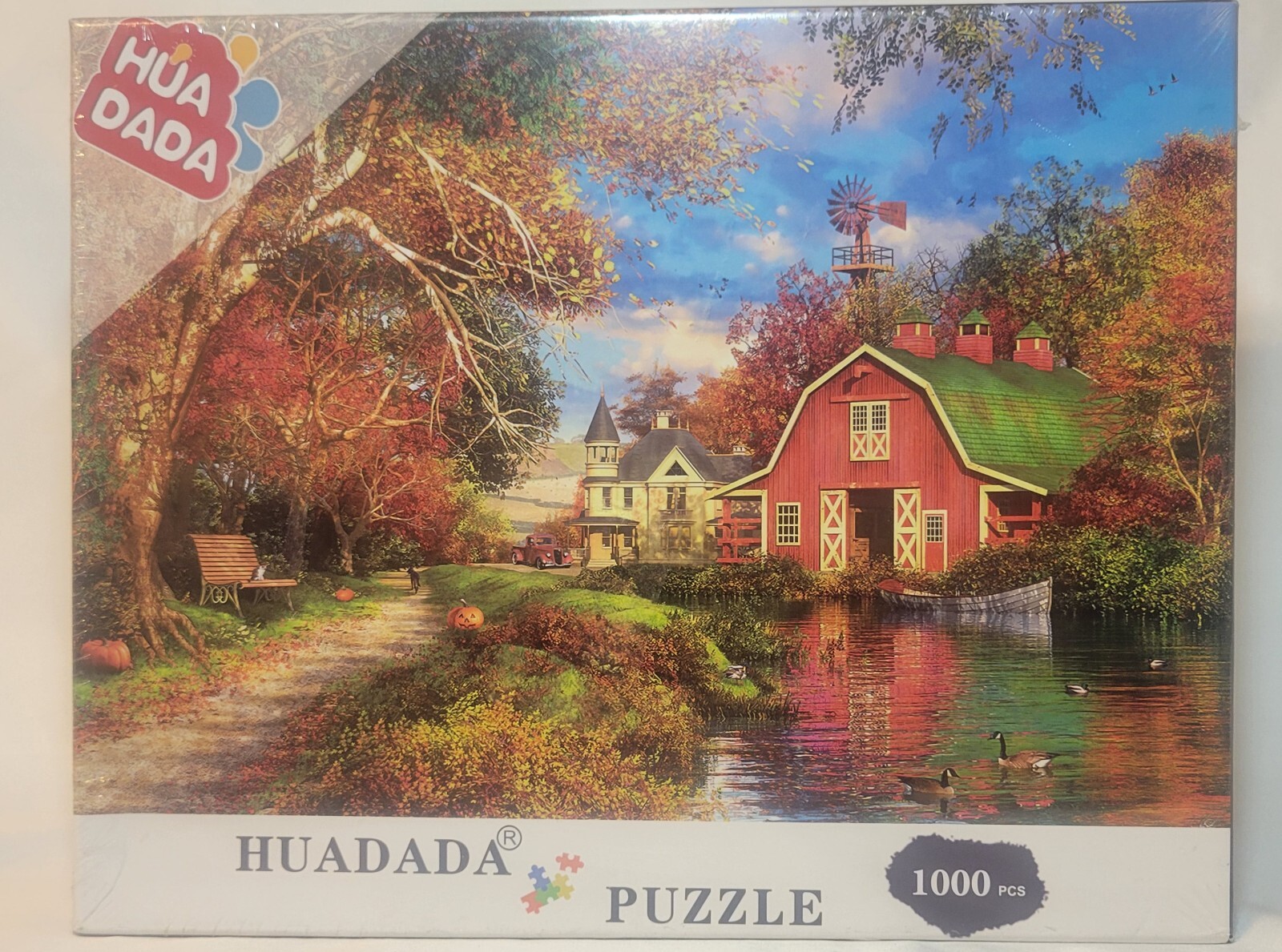 HUADADA Puzzle per adulti 1000 pezzi scena strade 1000 pezzi puzzle puzzle per adulti puzzle gioco impegnativo