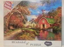 Village Castle Puzzle 1000 Piece Jigsaw Puzzle by Huadada New