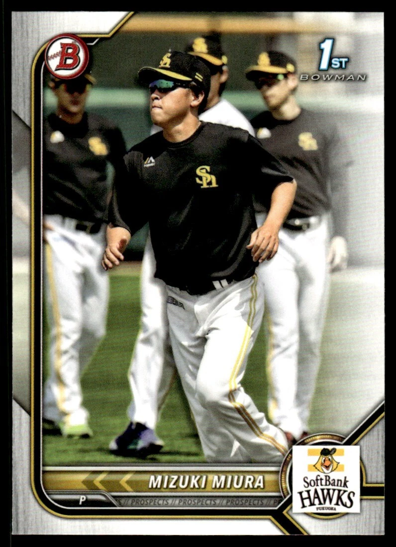 2022 Bowman NPB Nippon Professional Baseball - Mizuki Miura #BP-9