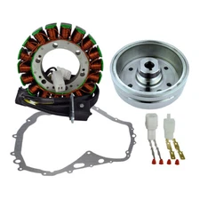 Kit Stator + Crankcase Gasket + Flywheel for Arctic Cat 400 Manual 2003-2008