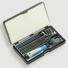 Noga NG9200 Bronze Unikit 13 Pc.Machinist Deburring Kit-Handle, Holders & Blades