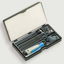 Noga NG9200 Bronze Unikit 13 Pc.Machinist Deburring Kit-Handle, Holders & Blades