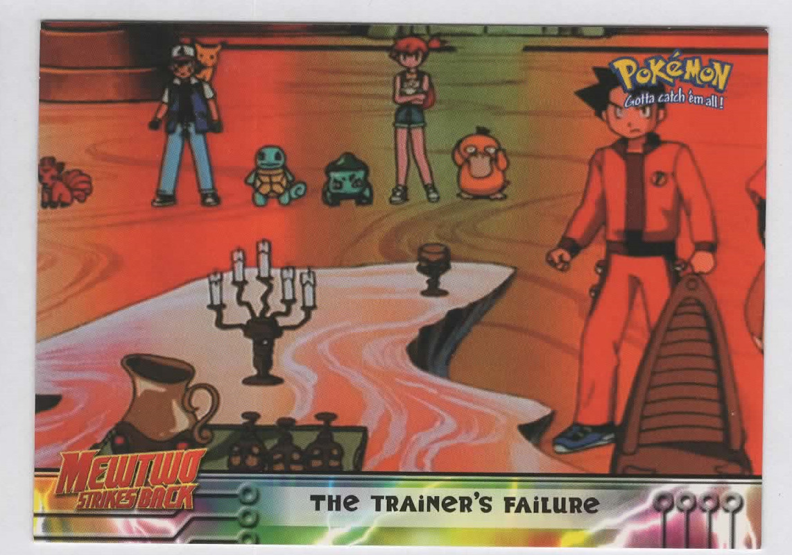 Pokemon Card #22 Trainer's Failure Mewtwo Strikes Back NEW/NOT USED/UNCIRCULATED