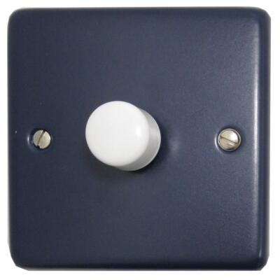 G&H CRB521-W Standard Platte blau 1 Gang 1 oder 2 Wege LED Dimmschalter