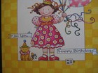 UNUSED 2000 vintage greeting card Mary Engelbreit BIRTHDAY Birthday Balloons — photo 3