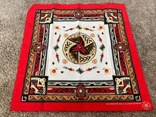Lot of 3 Vintage WAMCRAFT Southwestern Bandana Scarf Made in USA  RN14193