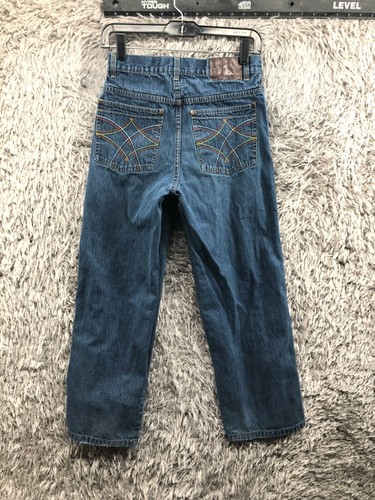 Ignition Int'l Straight Jeans Boys Size 14 Blue Medium Wash - Picture 5 of 11