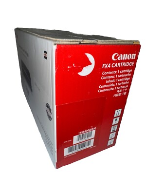 Canon FX-4 Black Toner Cartridge 1558A002AA