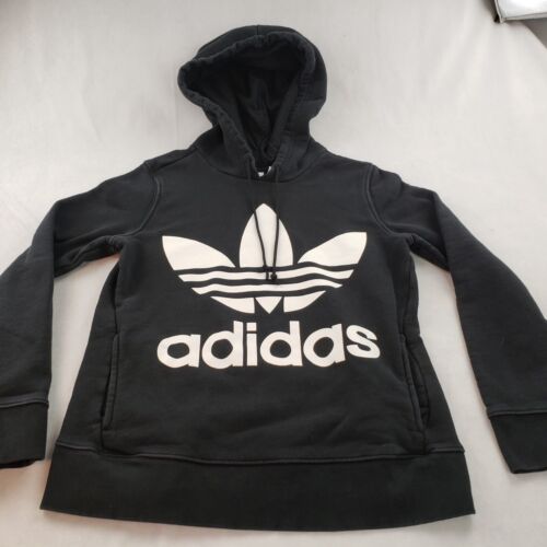 Vintage Adidas Leaf Hoodie Pullover Hand Pockets … - image 1