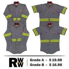 Budweiser Riverside Reflective Hi Vis Work Shirts Bud Light Industrial Uniform