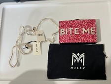 Milly Bite Me Glitter Box Clutch | Nordstrom